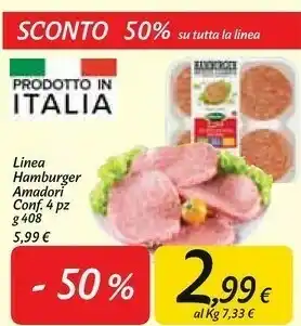 Carrefour Market Amadori Hamburger Delicato Di Pollo offerta
