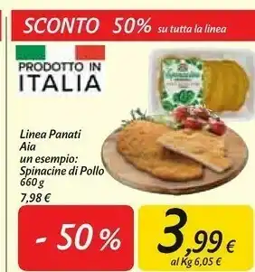 Carrefour Market Aia Spinacine Di Pollo 660 G offerta