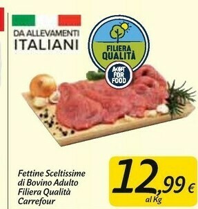 Carrefour Market Carrefour - Fettine Sceltissime Di Bovino Adulto offerta
