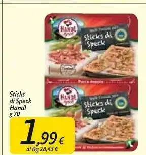 Carrefour Market Handl tyrol Sticks Di Speck offerta