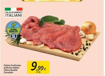 Carrefour Market Carrefour Fettine Sceltissime Di Bovino Adulto Filiera Qualità offerta