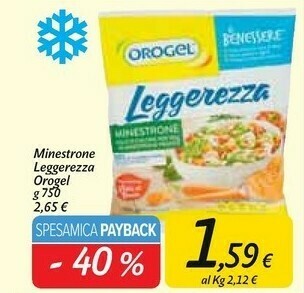 Carrefour Market Orogel Minestrone Leggerezza Il Benessere offerta