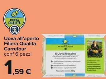 Carrefour Carrefour Uova All'aperto Filiera Qualità offerta