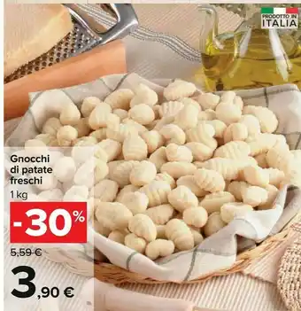Carrefour Gnocchi Di Patate Freschi 1000g offerta
