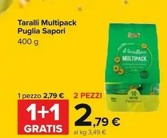 Carrefour Puglia Sapori Taralli Multipack offerta