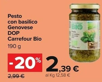 Carrefour Pesto offerta