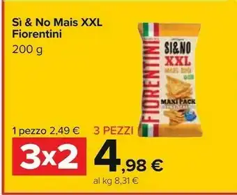 Carrefour Fiorentini Si & No Mais Xxl offerta