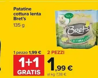 Carrefour Brets Patatine Cottura Lenta offerta