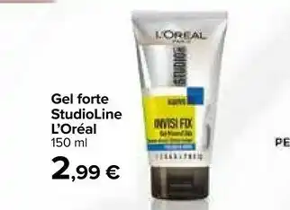 Carrefour L'Oreal Gel Forte Studioline offerta