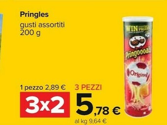 Carrefour Pringles Original 200 G(ml) offerta