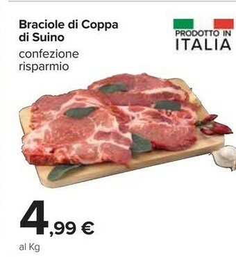 Carrefour Braciole Di Coppa Di Suino offerta