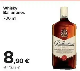 Carrefour Ballantines Blended Scotch Whisky 700 G(ml) offerta
