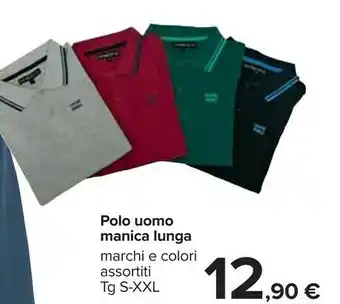 Carrefour Polo Uomo Manica Lunga offerta