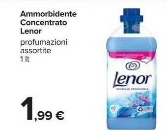 Carrefour Lenor Ammorbidente Concentrato offerta