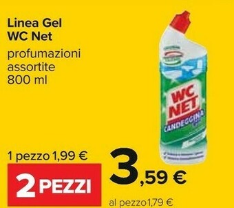 Carrefour Wc net Igiene Totale Gel offerta