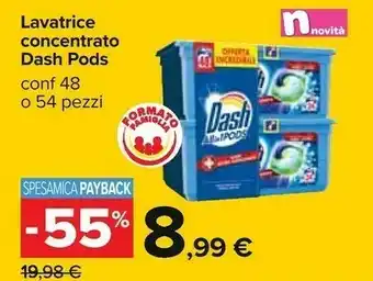 Carrefour Dash 81693314 Detersivo Per Bucato Lavaggio In Lavatrice Lavatrice offerta