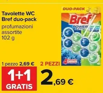 Carrefour Bref Tavolette Wc Duo Pack offerta
