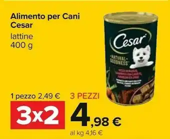 Carrefour Cesar 5900951253553 Cibo Umido Per Cani offerta