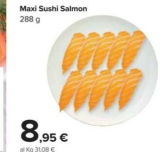 Carrefour Maxi Sushi Salmon offerta