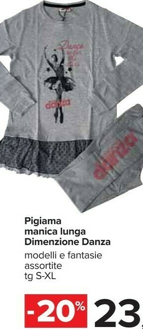 Dimensione Danza Pigiama Manica Lunga
