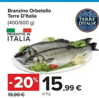 Carrefour Terre d'Italia Branzino Orbetello offerta