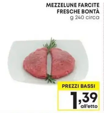 Pam MEZZELUNE FARCITE FRESCHE BONTÀ g 240 circa offerta