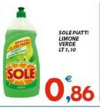 Vivo Supermercati Sole Piatti Limone Verde offerta