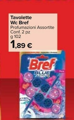 Carrefour Market Bref Tavolette Wc offerta