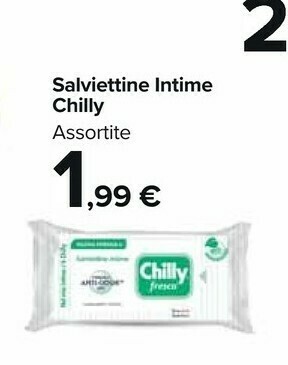 Carrefour Market Chilly Salviettine Intime offerta