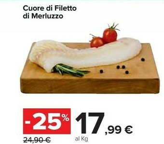 Carrefour Market Cuore Di Filetto Di Merluzzo offerta