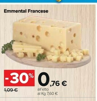 Carrefour Market Emmental Francese offerta