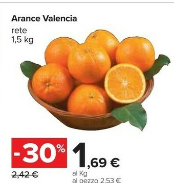 Carrefour Market Arance Valencia offerta