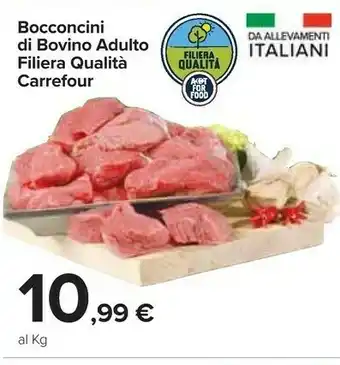 Carrefour Market Carrefour Bocconcini Di Bovino Adulto Filiera Qualita offerta