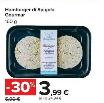 Carrefour Market Gourmar Hamburger Di Spigola offerta