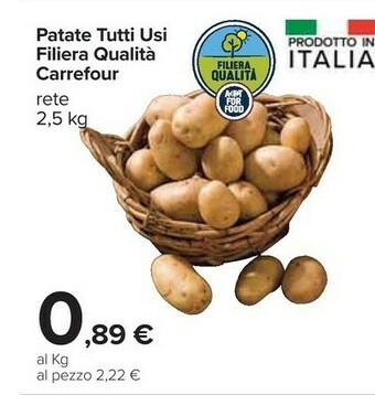 Carrefour Market Carrefour Patate Tutti Usi Filiera Qualità offerta