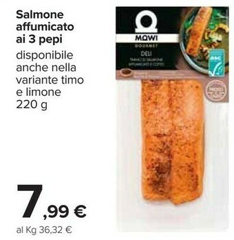 Carrefour Market Salmone Affumicato Ai 3 Pepi offerta