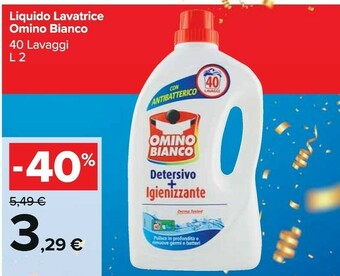 Carrefour Market Omino Bianco Liquido Lavatrice offerta