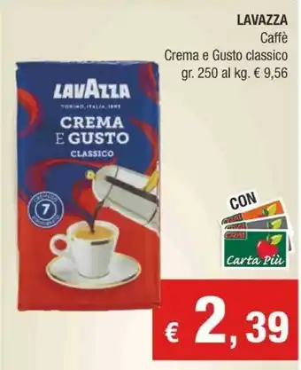 Crai Lavazza Crema E Gusto 250 G offerta