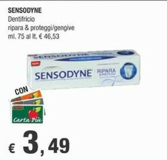 Sensodyne 3389181130759 Dentifricio Dentifricio Anticarie 75 G 75 Ml