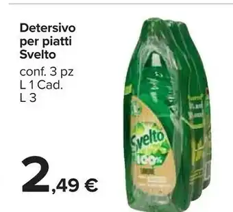 Carrefour Market Svelto Detersivo Per Piatti offerta
