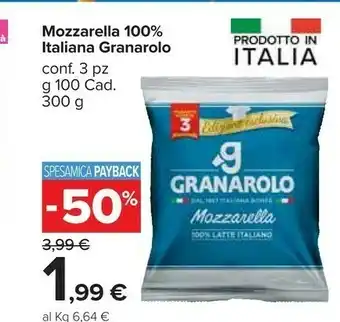 Carrefour Market Granarolo Mozzarella Italiana offerta