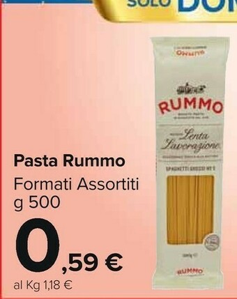 Carrefour Market Rummo Pasta Mista N. 74 500 G(ml) offerta