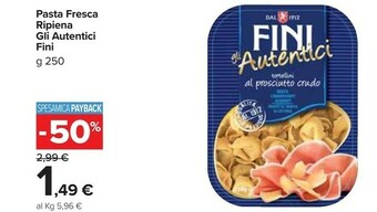 Fini Modena Fini - Gli Autentici Tortellini Al Prosciutto Crudo 250 G(ml)