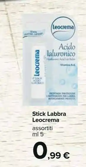 Carrefour Market Leocrema Stick Labbra offerta