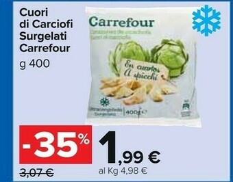 Carrefour Market Carrefour Cuori Di Carciofi Surgelati offerta