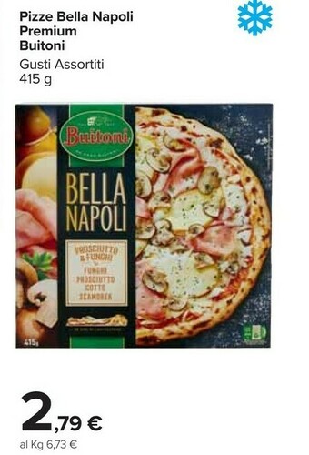 Carrefour Market Buitoni Pizze Bella Napoli Premium offerta