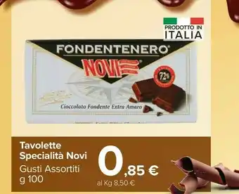 Carrefour Market Novi Tavolette Specialita Gusto Assortiti offerta