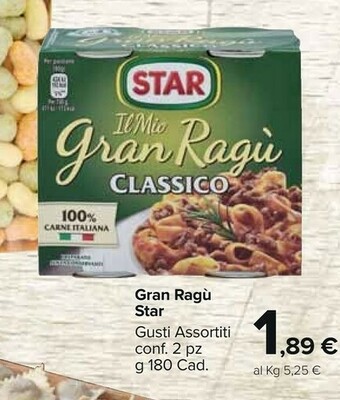 Carrefour Market Star Gran Ragu offerta