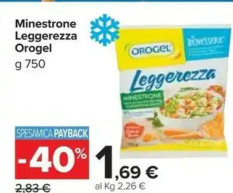 Carrefour Market Orogel Minestrone Leggerezza Il Benessere offerta