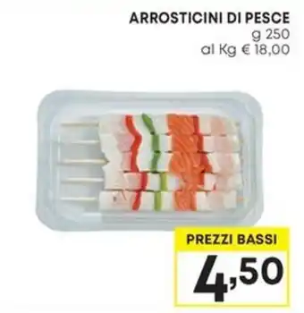 Pam ARROSTICINI DI PESCE g 250 offerta